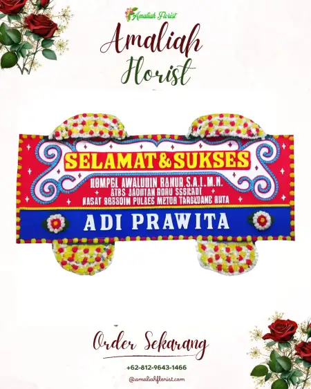 Papan Bunga Ucapan Selamat Cigedog